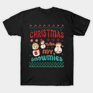 Christmas With My Snowmies Sublimation T-Shirt